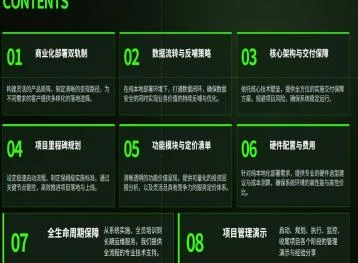 项目流程内容清单