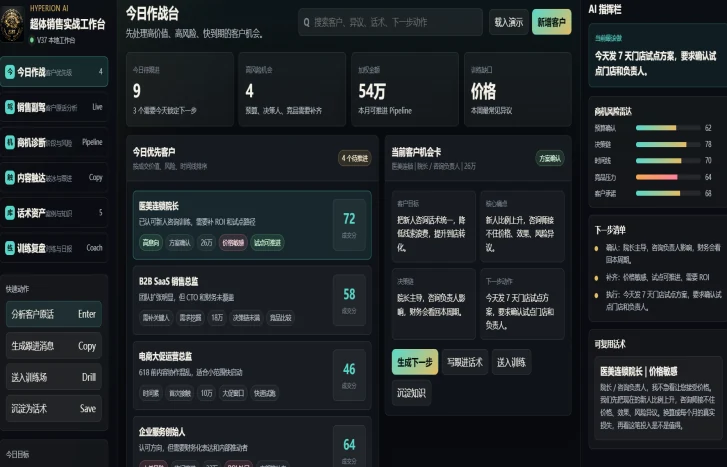 超体营销智能系统界面